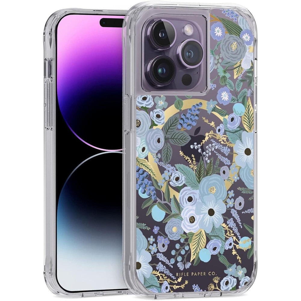 Rifle Paper Co. iPhone 14 Pro Case, MagSafe, Floral Pattern